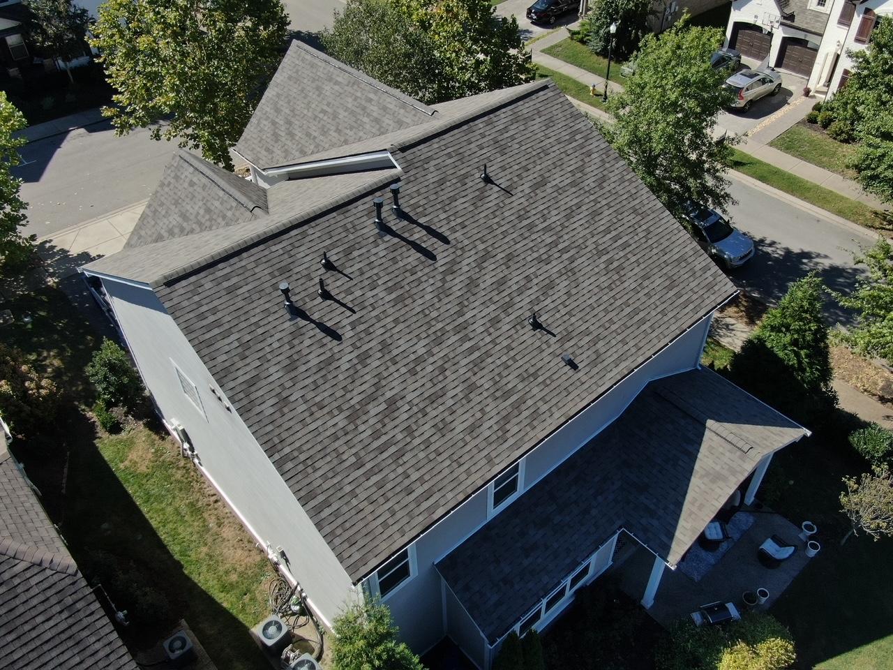 Whitaker Roofing job site